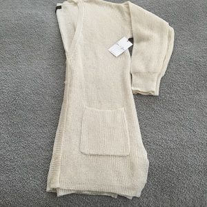 NWT off white boyfriend cardigan